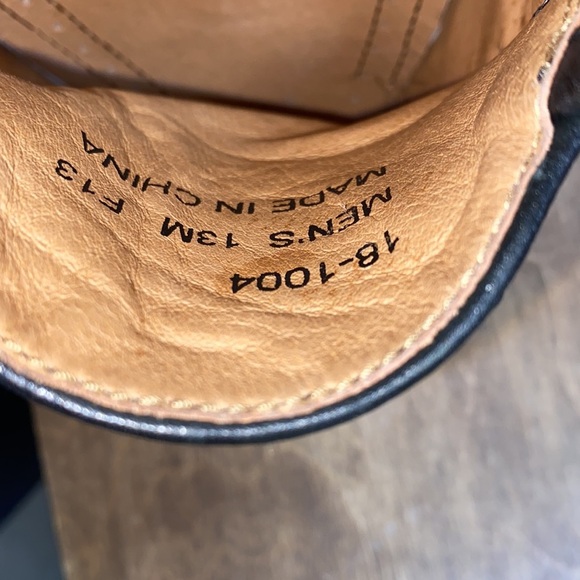 Domani mens black tasseled leather loafers size 13M - Picture 7 of 7